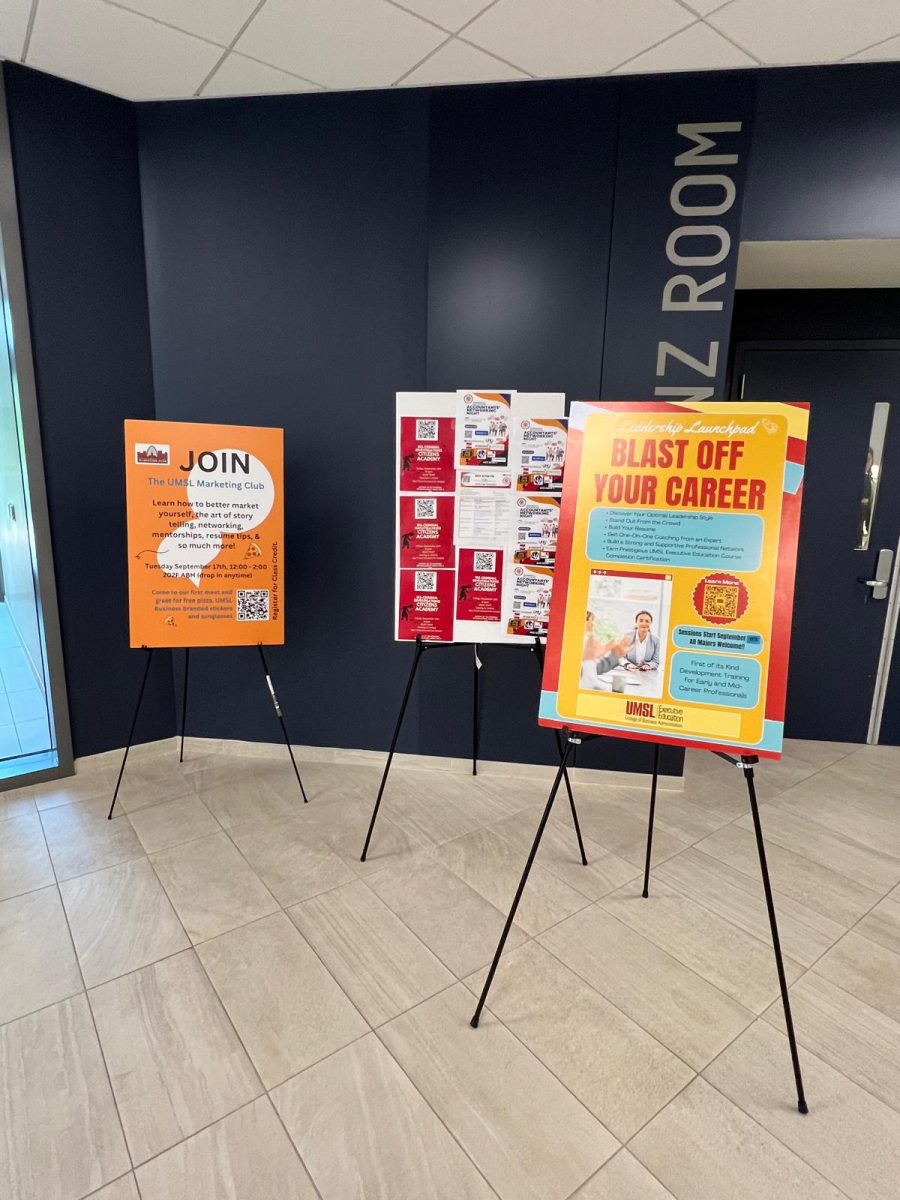  Anheuser-Busch Hall (ABH) - University of Missouri-St. Louis Business School event boards