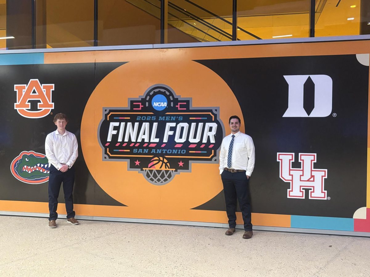 Charlie Farris & Andrew Price at the March Madness Final Four game