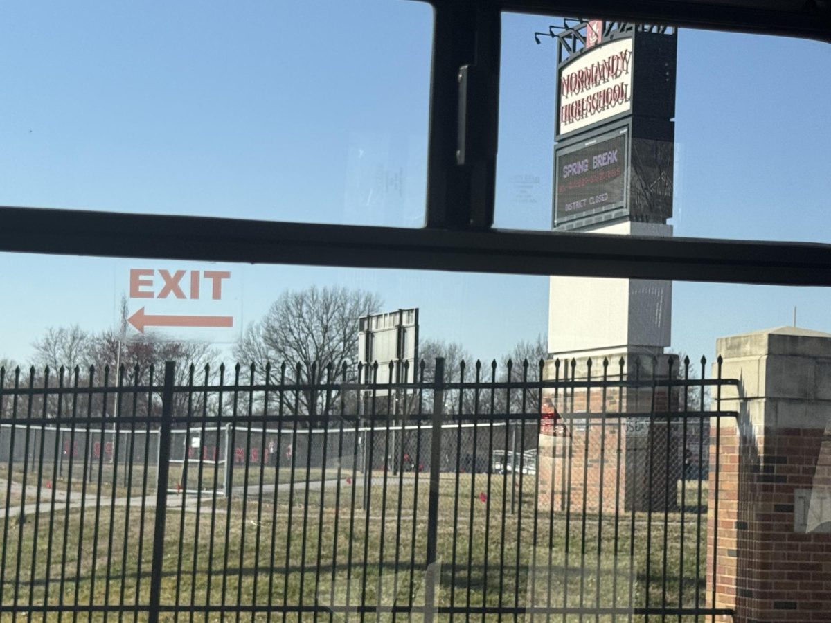 football field with digital sign