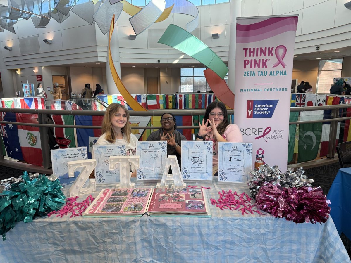 Zeta Tau Alpha Involvement Jamboree booth 
