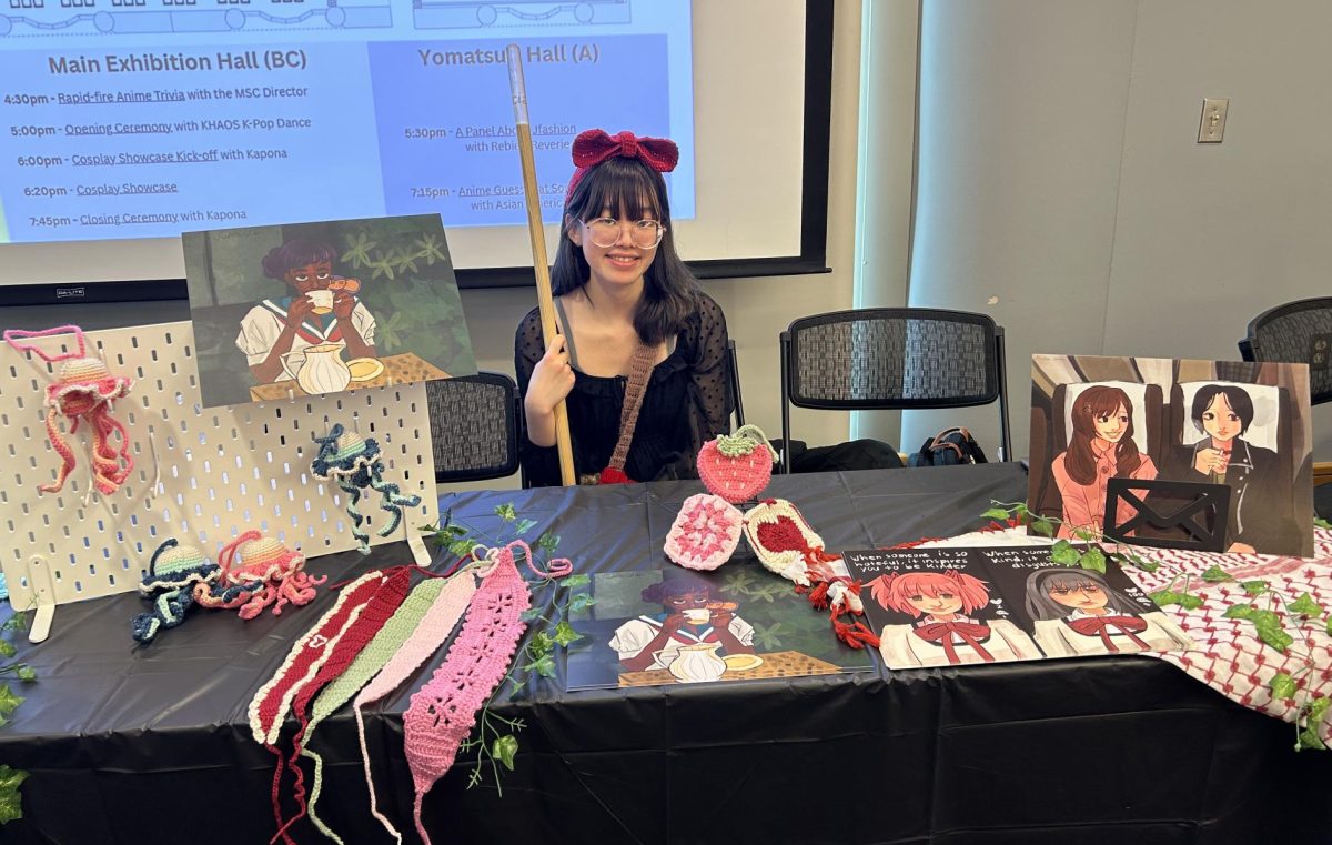 Julee Chau's anime art table 
